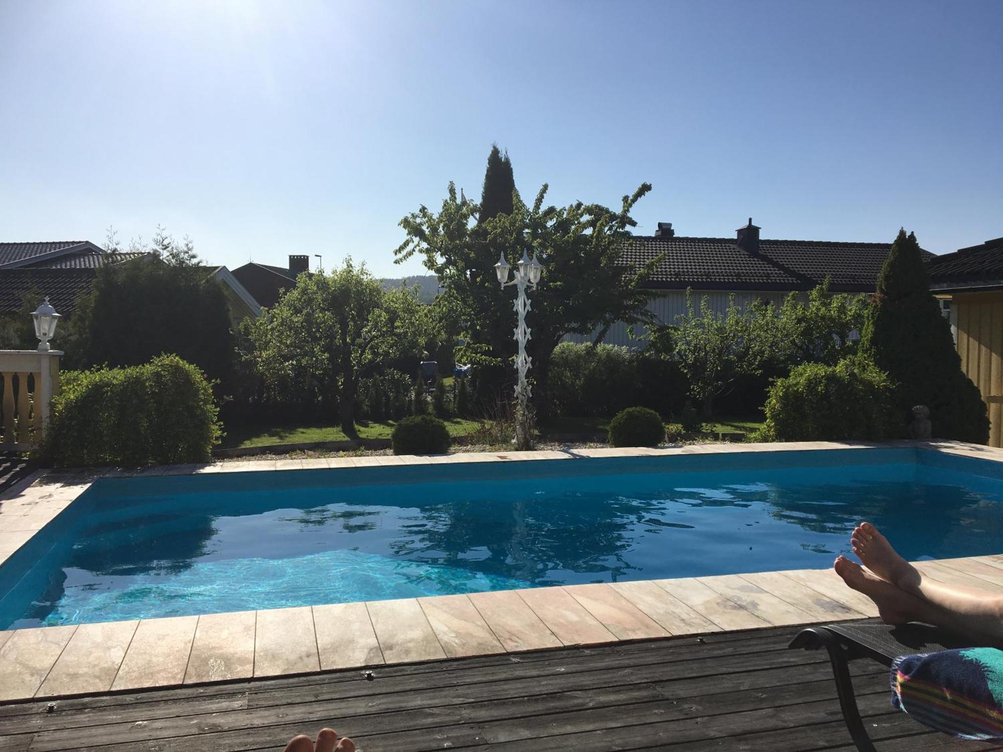 Modern Apartment With Pool & Sauna Porsgrunn Zewnętrze zdjęcie
